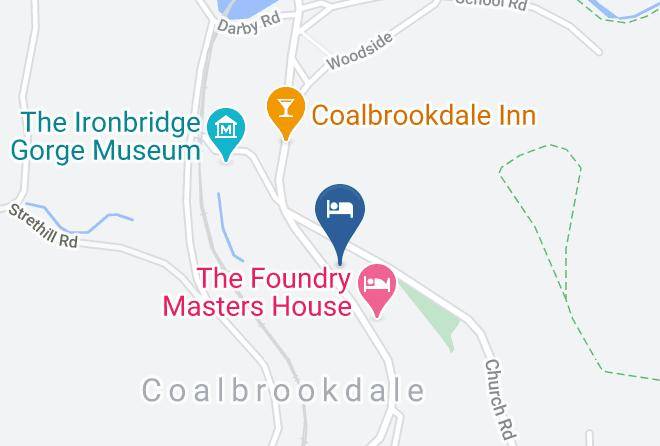 Telford And Wrekin - The Old Post Office Coalbrookdale Maps