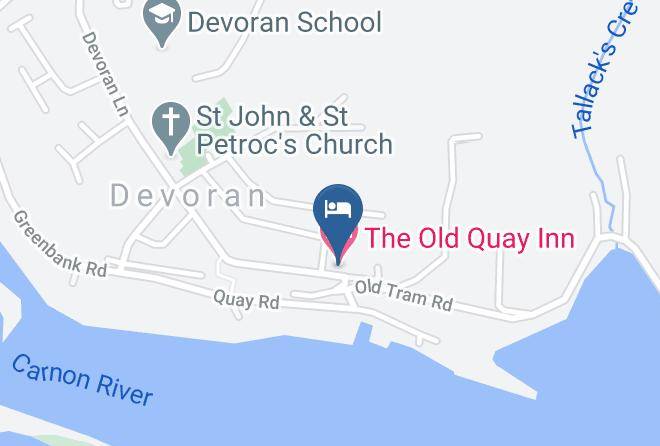 The Old Quay Inn Map
