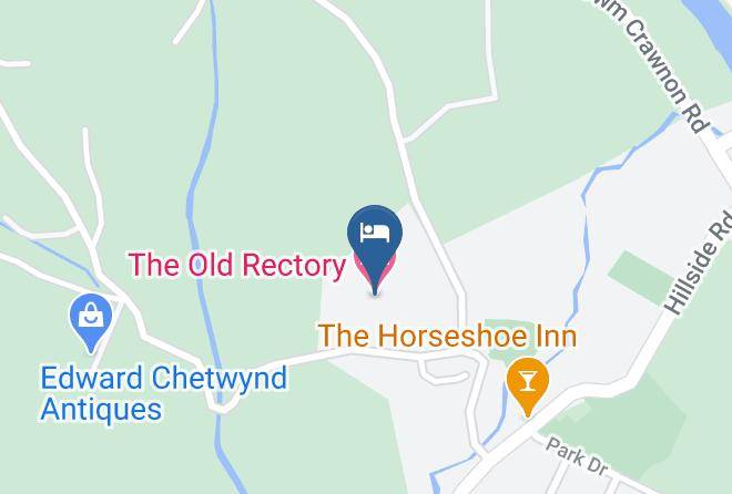 Powys - The Old Rectory Hotel Maps