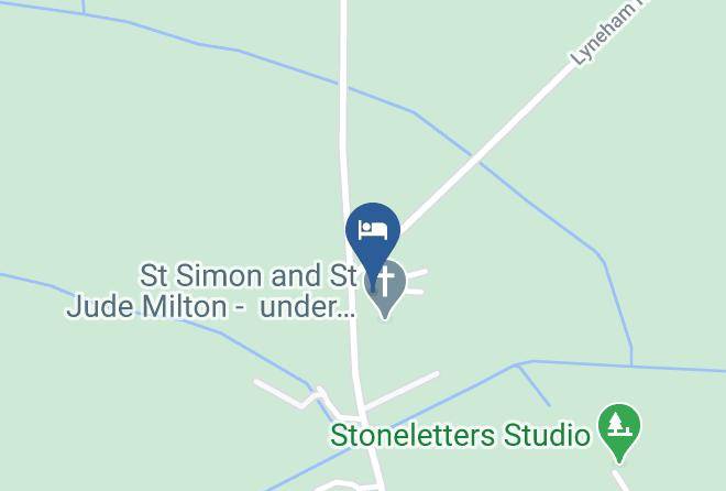 Oxon - The Old School Idbury Maps