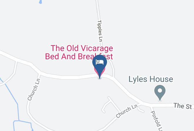 Norfolk - The Old Vicarage Bed And Breakfast Maps