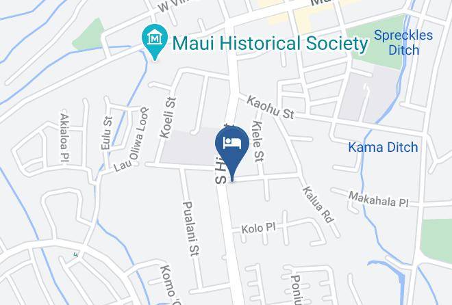 Maui - The Old Wailuku Inn At Ulupono Maps