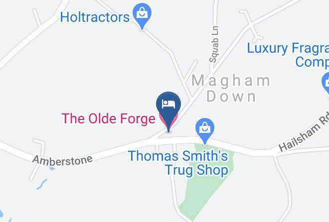 East Sussex - The Olde Forge Hotel Maps