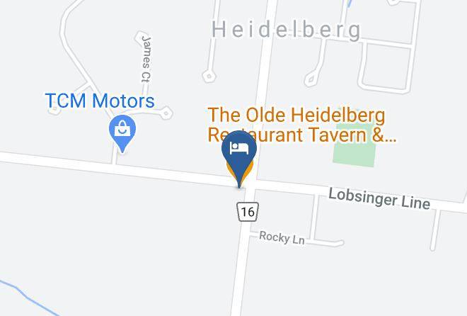 Waterloo - The Olde Heidelberg Restaurant Tavern & Motel Maps