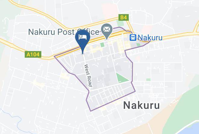 Nakuru - The Ole Ken Hotel Maps