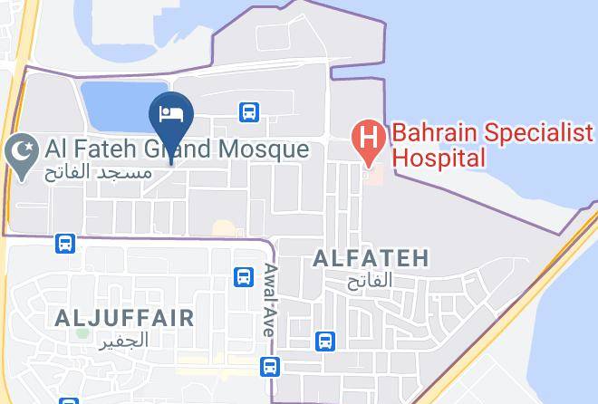 Manama - The Olive Hotel Maps
