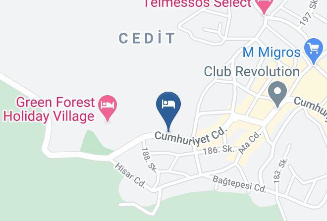 Fethiye - The Olive Tree Studios Maps