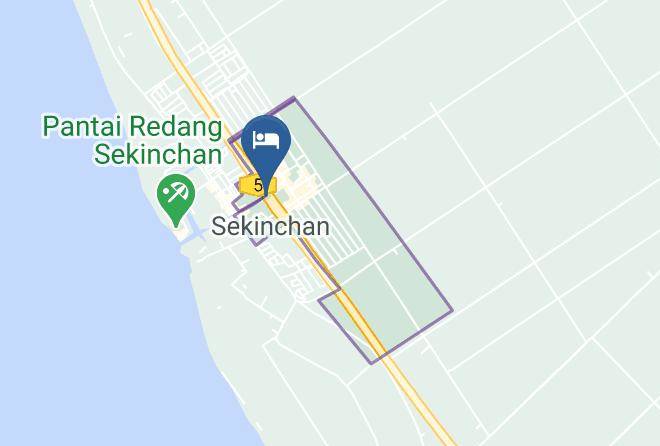 The One Boutique Hotel Sekinchan Map