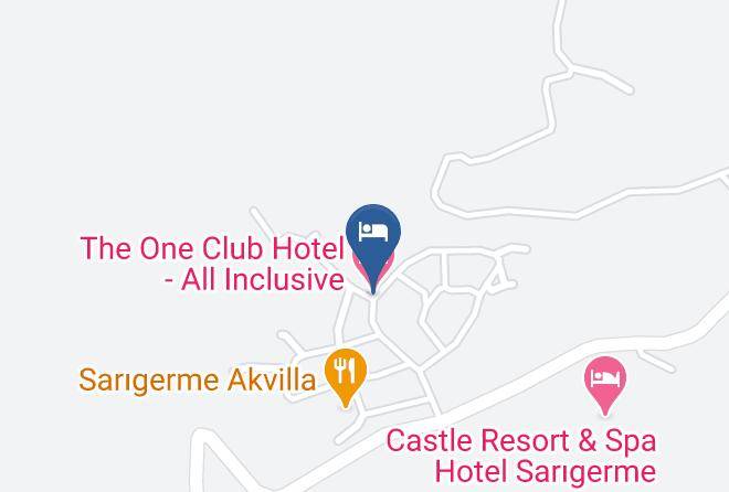 Mugla - The One Club Hotel All Inclusive Maps