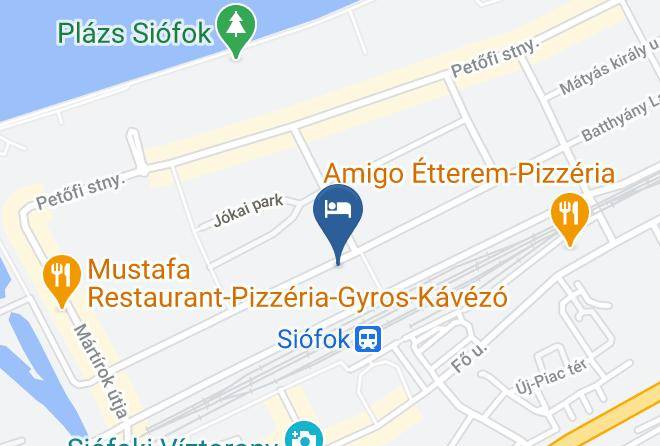 Siofok - The One Hotel Maps