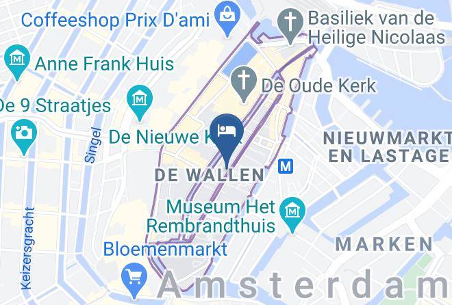 Amsterdam - The One Roomed Guesthouse Maps