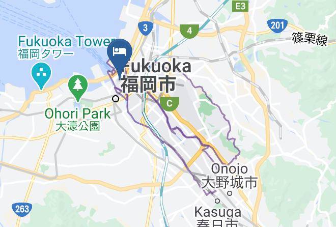 Fukuoka City Hakata Ward - The Onefive Marine Fukuoka Maps