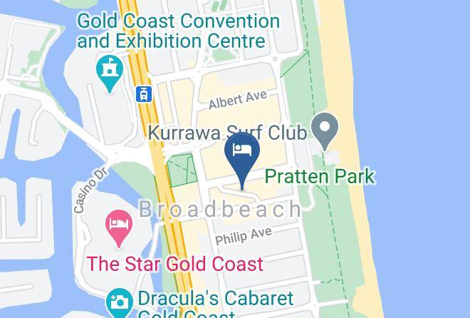 Gold Coast - The Oracle Boulevard Maps
