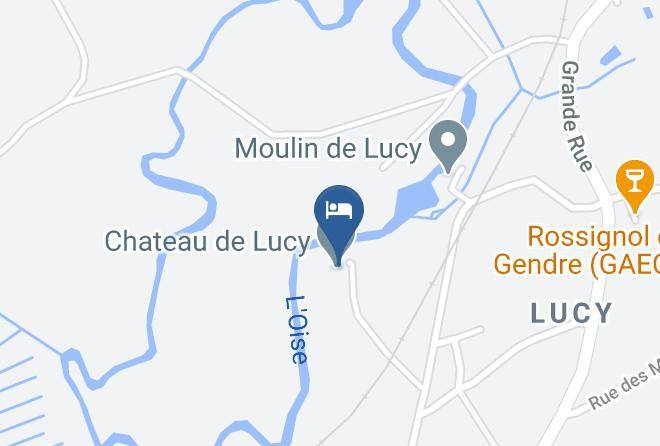 Aisne - The Orangery Chateau De Lucy Maps