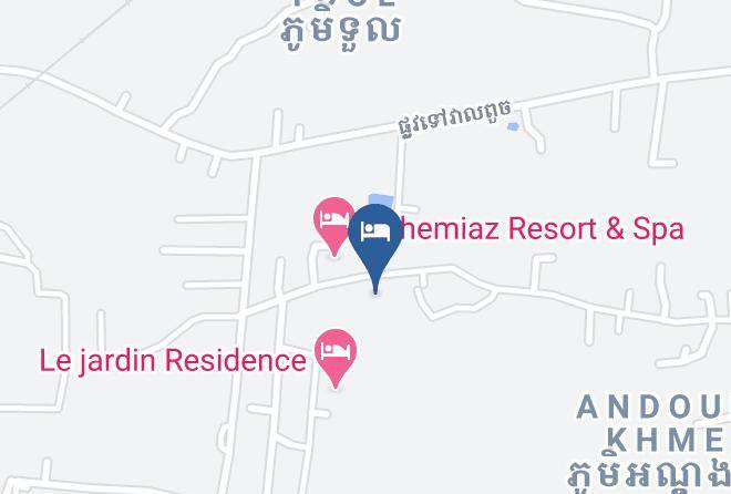 Kampot Town - The Orchid Bokor Boutique Resort & Spa Maps