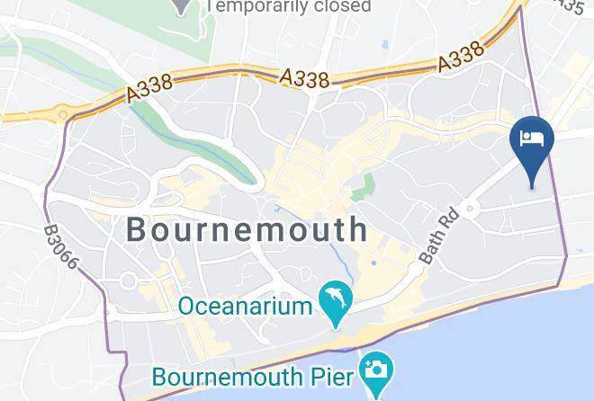 Bournemouth - The Orchid Hotel Maps