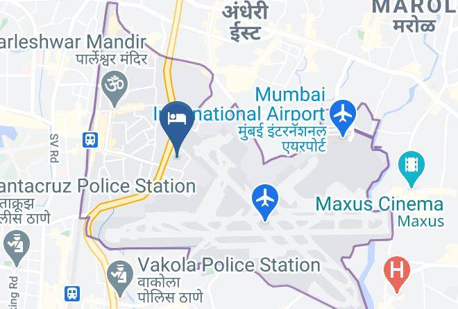Mumbai - The Orchid Hotel Mumbai Vile Parle Maps
