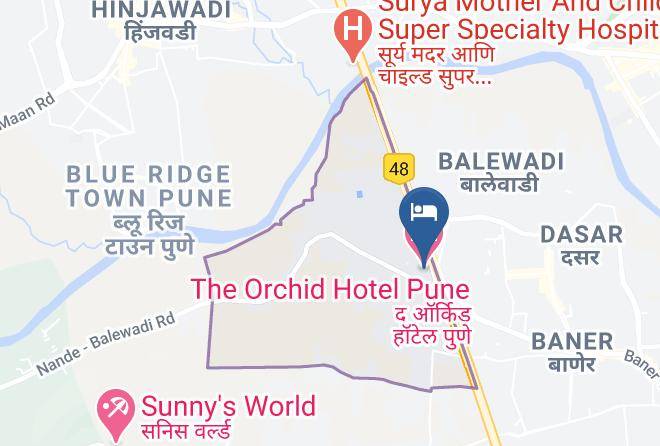 Pune - The Orchid Hotel Pune Maps