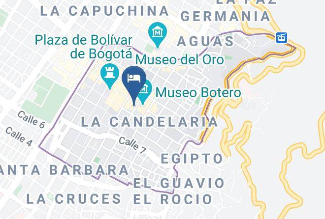 Bogota - The Orchids Hotel Maps