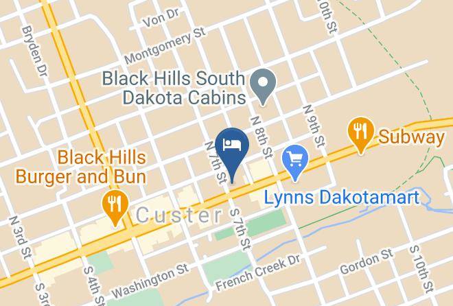 Custer - The Ordinary Inn Maps