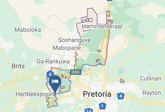 City Of Tshwane - The Orient Hotel Maps