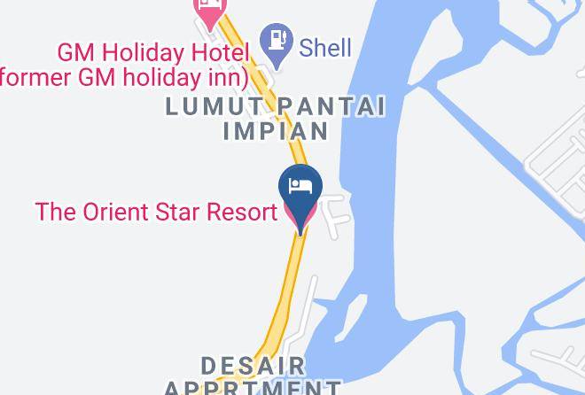 Dinding - The Orient Star Resort Maps