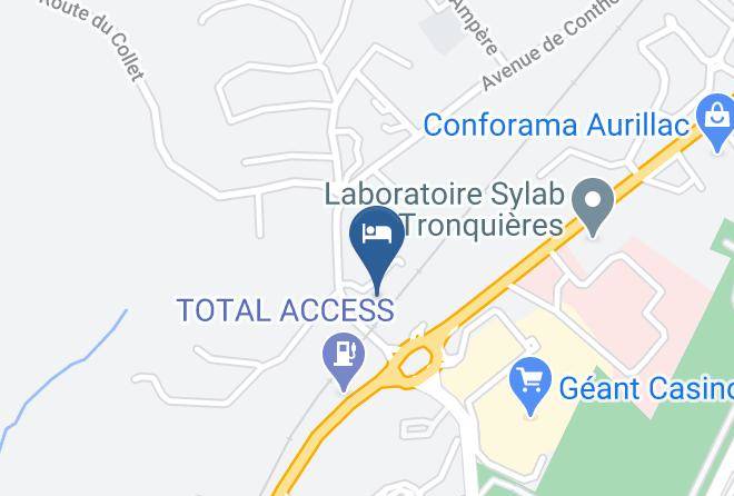 Cantal - The Originals Access Hotel Aurillac Aeroport Maps