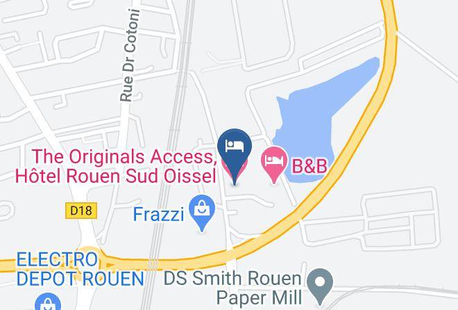 Seine Maritime - The Originals Access Hotel Rouen Sud Oissel Maps