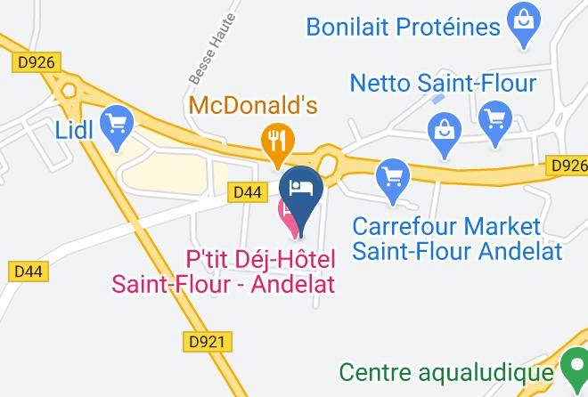 Cantal - The Originals Access Hotel Saint Flour Maps