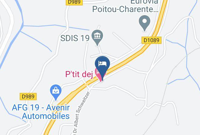 Correze - The Originals Access Hotel Tulle Maps