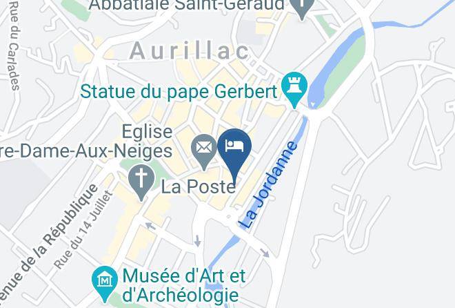Cantal - The Originals Boutique Grand Hotel Saint Pierre Aurillac Maps