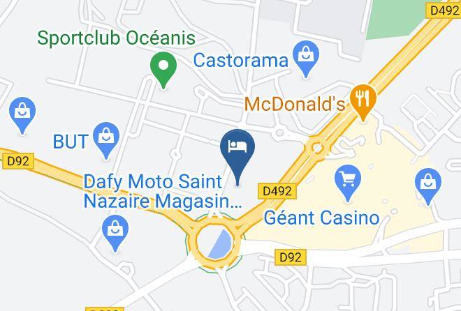 Loire Atlantique - The Originals Boutique Hotel Aquilon Saint Nazaire Maps