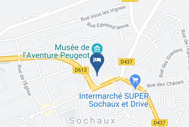 Doubs - The Originals Boutique Hotel Arianis Sochaux Maps