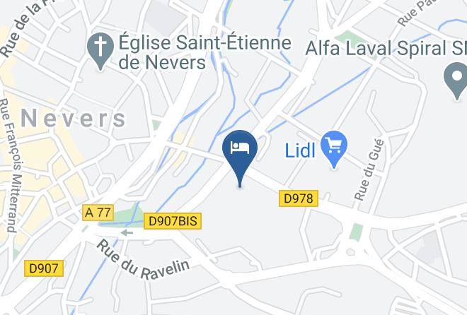 Nievre - The Originals Boutique Hotel Clos Sainte Marie Nevers Maps