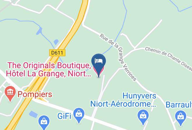 Deux Sevres - The Originals Boutique Hotel La Grange Niort Maps