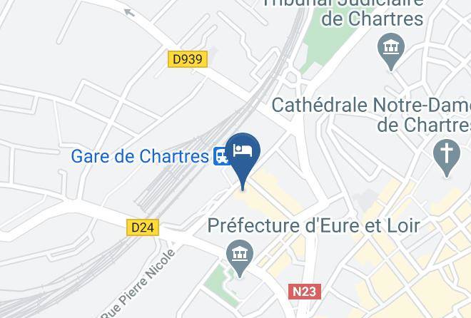 Eure Et Loir - The Originals Boutique Hotel Les Poemes De Chartres Maps