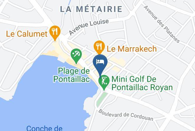 Charente Maritime - The Originals Boutique Hotel Miramar Royan Maps
