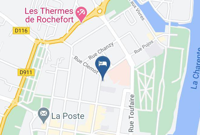 Charente Maritime - The Originals Boutique Hotel Roca Fortis Rochefort Maps