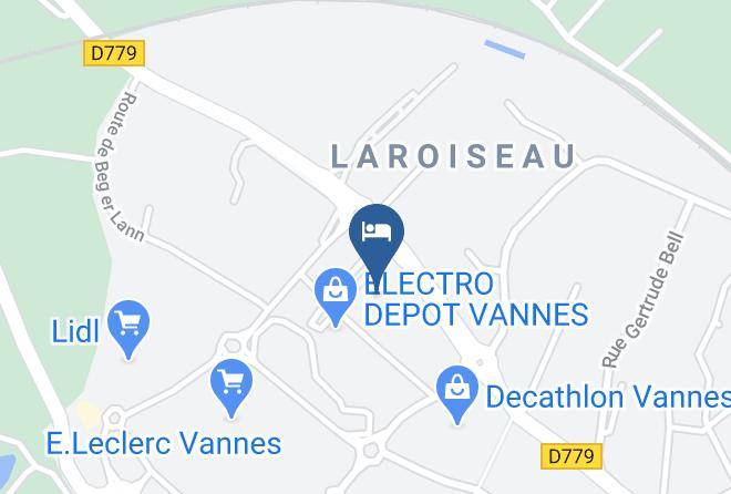 Morbihan - The Originals Boutique Hotel Vannes Ouest Maps