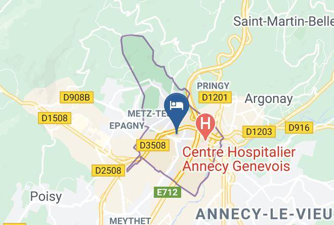 Haute Savoie - The Originals City Hotel Annecy Aeroport Maps