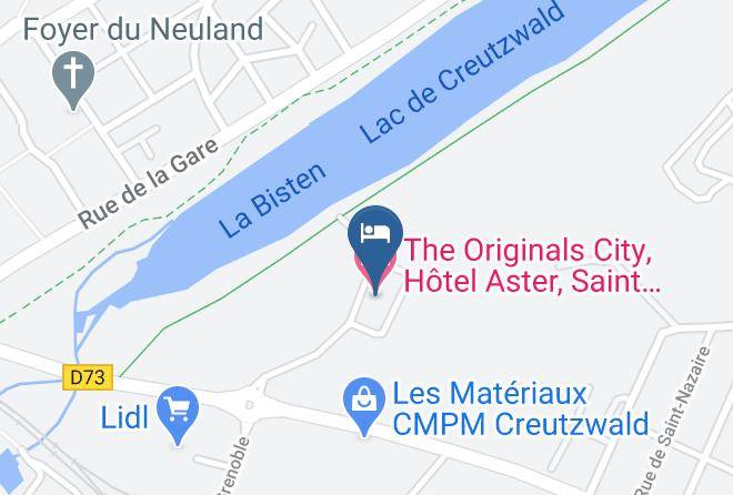 Moselle - The Originals City Hotel Aster Saint Avold Nord Maps