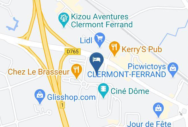 Puy De Dome - The Originals City Hotel Clermont Ferrand Sud Aubiere Maps
