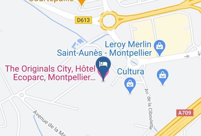 Herault - The Originals City Hotel Ecoparc Montpellier Est Maps
