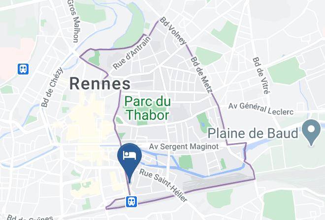 Ille Et Vilaine - The Originals City Hotel Le Sevigne Rennes Gare Maps
