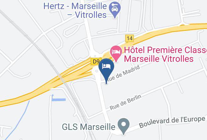 Bouches Du Rhone - The Originals City Hotel Marseille Aeroport Maps