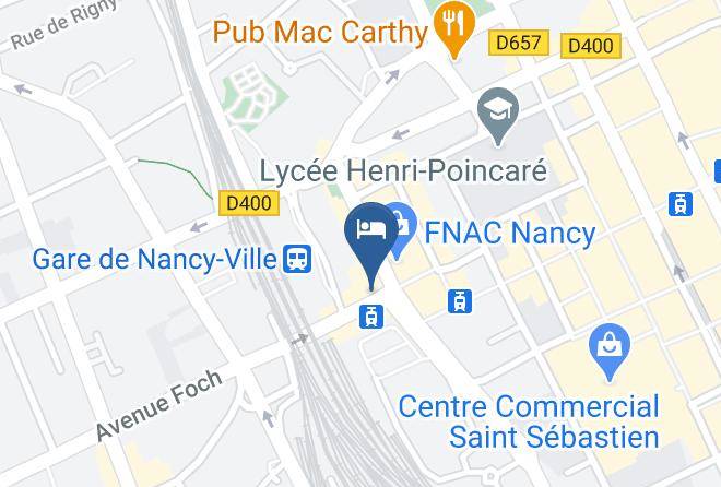 Meurthe Et Moselle - Hotel Foch Nancy Gare Maps