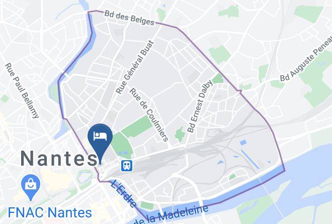 Loire Atlantique - The Originals City Hotel Novella Nantes Centre Gare Maps