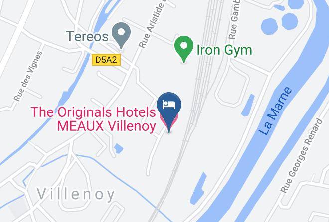 Seine Et Marne - The Originals Hotels Meaux Villenoy Maps