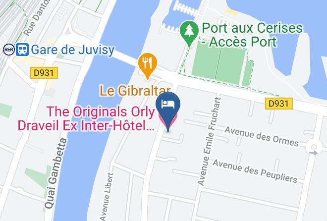 Essonne - The Originals Orly Draveil Ex Inter Hotel Orly Draveil Maps