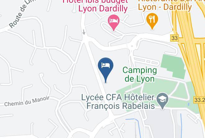 Rhone - The Originals Residence Hotel Westlodge Lyon Nord Maps